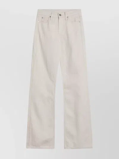 CALVIN KLEIN LINEN BLEND FLARED TROUSERS