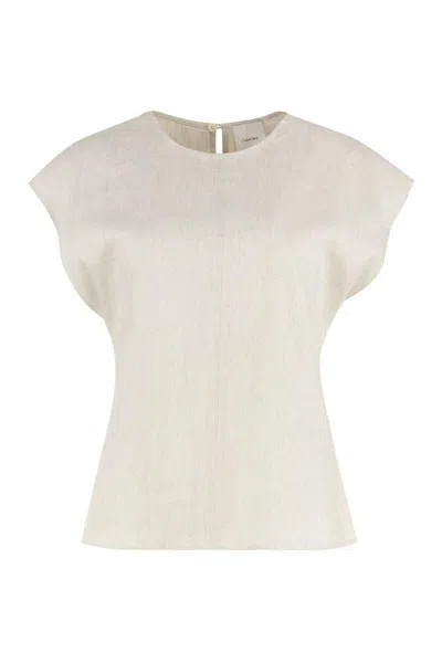 CALVIN KLEIN CALVIN KLEIN LINEN BLOUSE