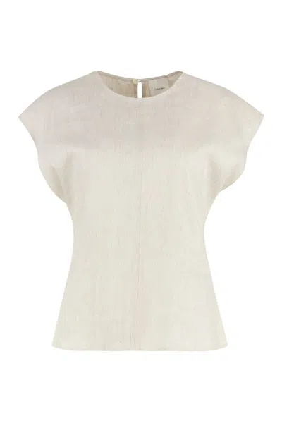 CALVIN KLEIN CALVIN KLEIN LINEN BLOUSE