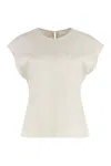 Calvin Klein Linen Blouse In White