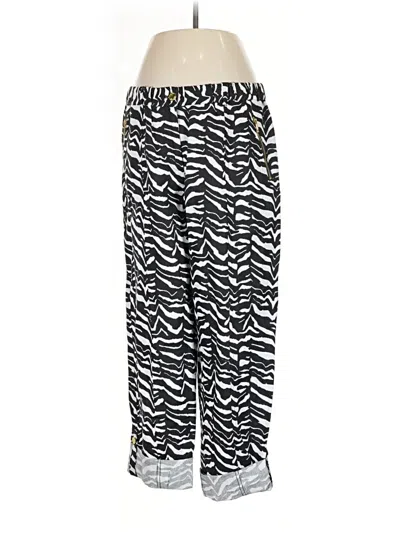 Pre-owned Calvin Klein Linen Pants In Black