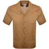 Calvin Klein Linen Shirt Brown