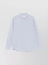 Calvin Klein Linen Shirt With Buttoned Cuffs And Chest Pocket