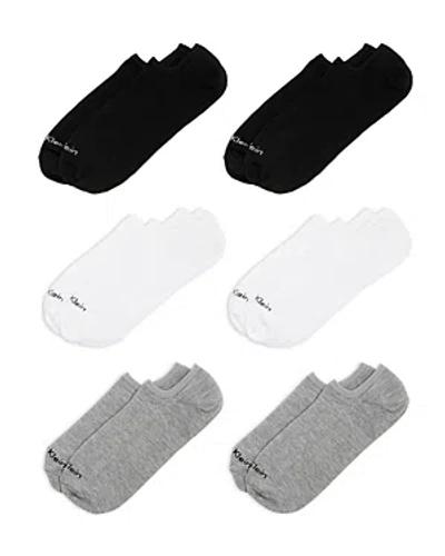 Calvin Klein Liner Socks, Pack Of 6 In Multi