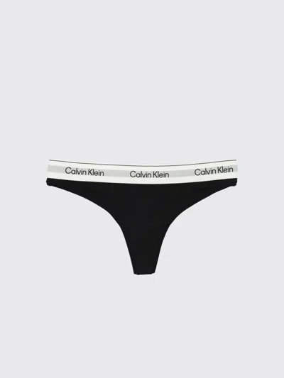 Calvin Klein Lingerie  Woman Color Black In Animal Print