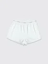 Calvin Klein Cotton Poplin Pyjama Shorts In Weiss