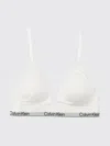 Calvin Klein Womens Modern Lightly Lined Triangle Bra In White