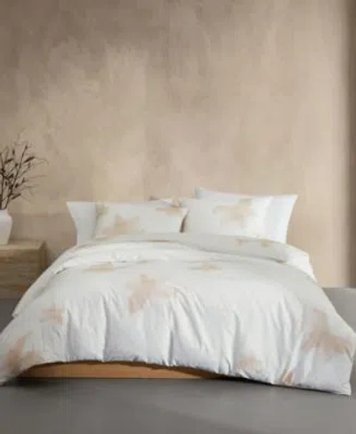 Calvin Klein Liquid Floral Cotton Sateen Comforter Sets In White