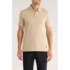 Calvin Klein Liquid Touch Interlock Cotton Polo In White