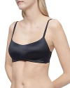 Calvin Klein Liquid Touch Underwire Bra In Black