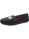 Calvin Klein Lisette Womens Slip On Loafers In Blue