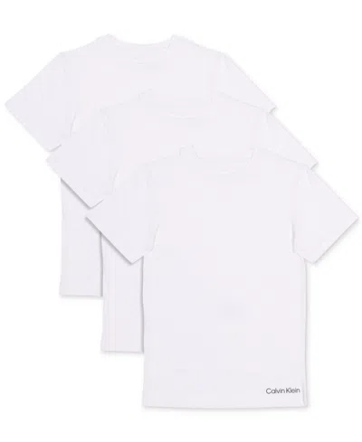 Calvin Klein Kids' Little & Big Boys Cotton T-shirts, Pack Of 3