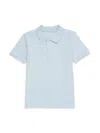 Calvin Klein Little Boy's Embroidrered-logo Polo Shirt In Clean Sky