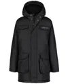 Calvin Klein Little Boys Snorkel Jacket In Black