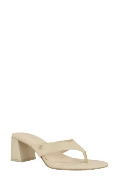 Calvin Klein Locinda Block Heel Sandal In Multi