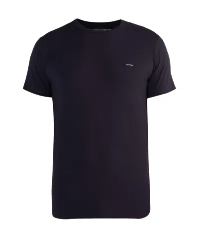 Calvin Klein Logo-appliqué T-shirt In Black