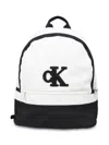 Calvin Klein Logo-appliqué Backpack In 白色