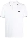 Calvin Klein Cotton Polo Shirt In White