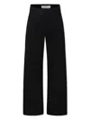 Calvin Klein Black Trousers For Boy With Logo In Black