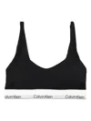Calvin Klein Icon Cotton Modal Infinity Bond Bralette In Black