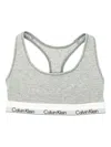 Calvin Klein Icon Cotton Modal Unlined Bralette In Gray
