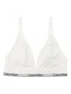 Calvin Klein Icon Cotton Modal Triangle Bralette In White