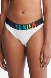 CALVIN KLEIN LOGO BAND COTTON BLEND BIKINI