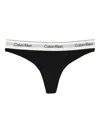 Calvin Klein Icon Cotton Modal Thong In Black