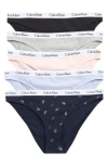 Calvin Klein Logo Bikini In Multi