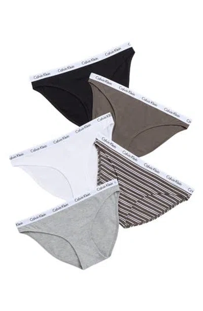 Calvin Klein Logo Bikini In Multi
