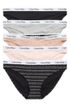 Calvin Klein Logo Bikini In Multi