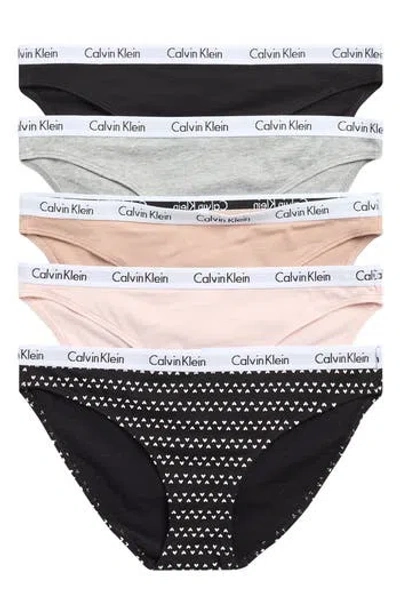 Calvin Klein Logo Bikini In Multi