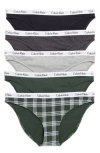 Calvin Klein Logo Bikini In Ruh Black/charc