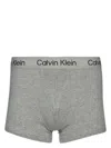 Calvin Klein Flexible Waistband Heathered Underwear In Grey