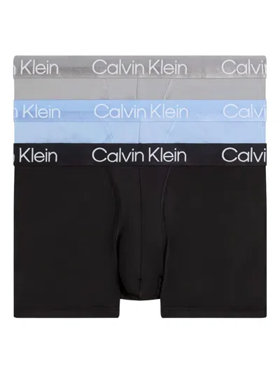 Calvin Klein Logo Boxers (set Of Three) In Multi