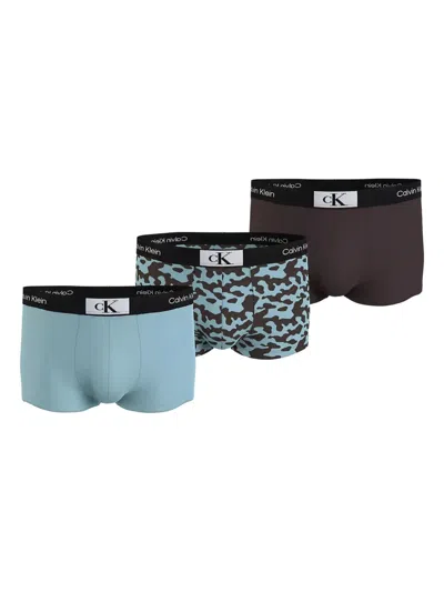 Calvin Klein Logo Boxers (set Of Three) In Multi
