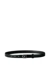 Calvin Klein Logo-buckle Belt In Black