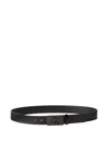 Calvin Klein Logo-buckle Belt In Black