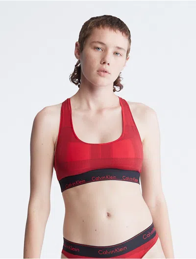 Calvin Klein Logo Calvin Klein Women's Icon Cotton Modal Unlined Bralette