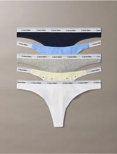 Calvin Klein Logo Calvin Klein Women's Icon Logo 5-pack Mixed Thong