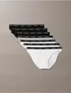 Calvin Klein Logo Calvin Klein Women's Modern Logo 7-pack Bikini In Multi