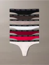 Calvin Klein Logo Calvin Klein Women's Modern Logo 7-pack Thong