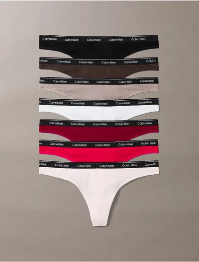 Calvin Klein Logo Calvin Klein Women's Modern Logo 7-pack Thong