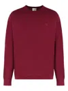 Calvin Klein Sweater With Round Neck In Wool In Red
