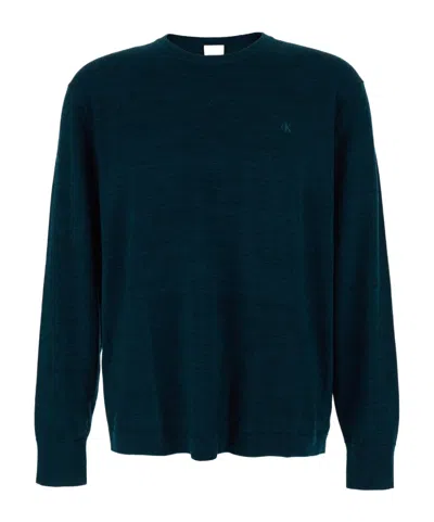 CALVIN KLEIN CALVIN KLEIN LOGO CREWNECK KNITWEAR
