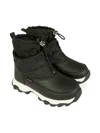 Calvin Klein Logo-debossed Boots In Black