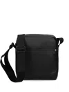 Calvin Klein Logo-debossed Messenger Bag In Black