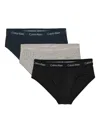 Calvin Klein Logo-detail Briefs (pack Of Three) In Multi
