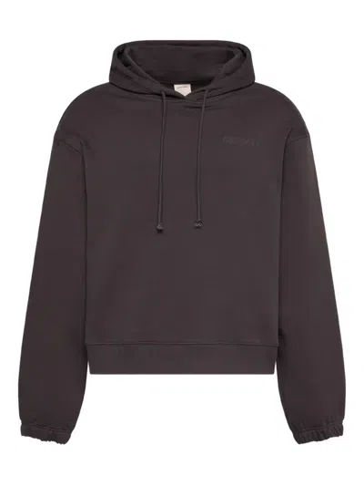 Calvin Klein Logo-detail Hoodie In Green