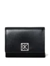 Calvin Klein Logo-detail Leather Wallet In Multi